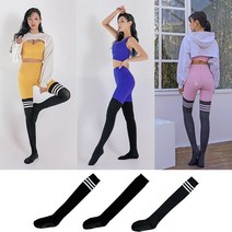 스포츠양말 필라테스 논슬립 오버 니삭스 요가 양말 미끄럼방지