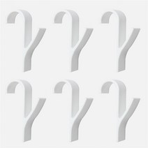 주방 욕실 옷걸이 클립 보관 랙 흰색 투명 옷걸이 가열 수건 라디에이터 레일 옷 스카프 옷걸이 후크 홀더, 2개