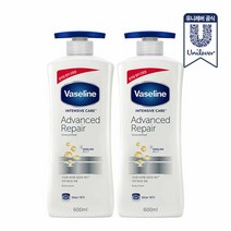 바세린 드라이스 스킨 어드밴스드 리페어 바디로션 600ml 2개 (옵션선택가능), 어드밴스드 600ml/드라이스킨 600ml