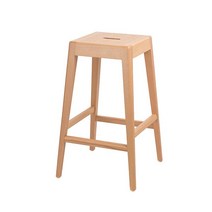 클래식 원목 바 스툴, 모카신