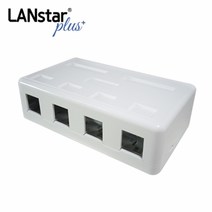 랜스타 플러스 LSP-BK-44R 돌출형 아울렛 MOUNT BOX 공박스 4포트