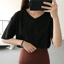 데일리 화이트 난방 흰 셔츠 흰남방 오피스룩 와이셔츠 티셔츠 빈티지 여름 코튼 V 넥 반팔 베스트 프렌드 레이디 소녀 웃긴 힙 스터 패션 신제품 용