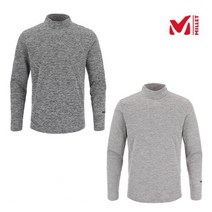 밀레 [밀레]남성 간절기 슈드 하이넥 티셔츠 MVQFT403