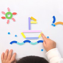 아트랄라 놀이자석(가베)모양만들기창의력학습교구자석놀이집중력향상자석교구, 단품