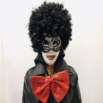 파티앤이벤트 복면가왕가면 파티가면, 20펑키가발-블랙