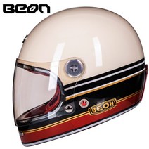 클래식헬멧 오토바이 agv 쇼에이 바이크 풀페이스 오픈페이스 소두핏 경량 스냅백 시스템 가벼운 카본 반모 코모 스쿠터 레트로 쉴드 헬멧 beon b510 full face 탄소, 아이보리 화이트 블랙, M, 협력사