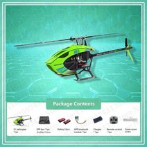 RC카 소품샵 보트 헬리콥터 Goosky 스턴트 더블 브러시리스 모터 플라이바리스 다이렉트, Green-Left-RTF-2B