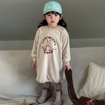 꼰띠키즈 여아용 조인 맨투맨 원피스