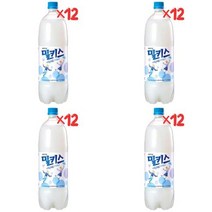 키워도 사무실 탕비실 밀키스 1.5L(12펫) 1.5L 단체급식 간식 업소용 홈파티 식자재 느끼한음식 먹을때 1개 2개 3개 4개 5개 6개 7개 8개 9개 10개, 4세트