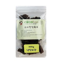오리한입육포 100g, 1팩, 오리고기