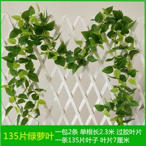 인조 스킨답서스 리얼 포도잎 그린 라바 등나무 가지 꽃 라탄 실내 음식점 지붕 천장선반 장식 파이프라인 1708795035, 135 편 과교 그린 뤄 (함 2개