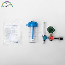 강아지 산소방 산소발생기 케이지 산소 흡입기 미터 조절기 흐름 게이지 개 고양이 애완 동물 인간의 수의, 01 1 set