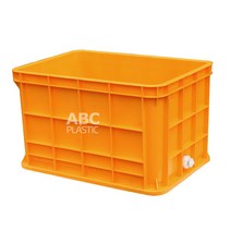 ABC플라스틱 점보상자 점보박스 식품 공업용 상자, 점보상자300L(바퀴미포함)측면배출구