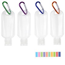 여행용 스킨 로션 샴푸 소분 빈병 화장품용기 투명 액상 일회용 튜브 리필 공병, 4개