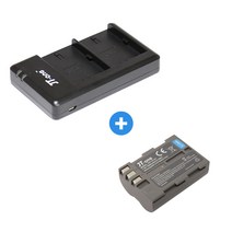 무료 니콘 EN-EL3e 듀얼충전기+배터리 D200 D300