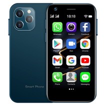 SOYES XS12 3GB RAM 32GB/64GB ROM 슈퍼 미니 스마트폰 4G LTE 3.0인치 화면 안드로이드 9.0 귀여운 소형 핸드폰 선물, 블루, 3GB 32GB