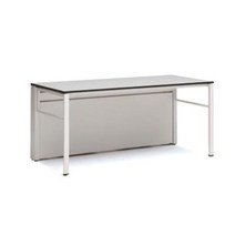 퍼시스 오픈단면형실험대 컴팩트멜라민 책상 LAR118F BK, 색상