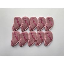 아이언커버 아이언 커버 세트 골프아이언커버 10PCS 골프 커버 혼마 베레스 골프 헤드 커버 아이언 ​​핑크 4 11AS PU 가죽 혼마 골프 아이언 세트 드라이버커버 퍼터커버