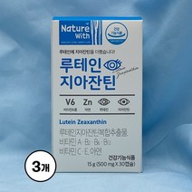 경동 아이루텐 지아잔틴 30캡슐 눈영양제, 3통, 30정