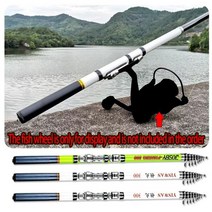 JOSBY스피닝 텔레스코픽 낚싯대 락 카본 피더 파이버 릴 시트 3M 2.7M 2.4M 2.1M 1.8M 1.5M 휴대용 여행 보트
