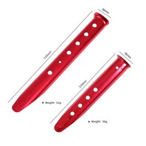 텐트스커트고정 텐트스커트바람막이 모래 물주머니4개/몫 알루미늄 Flysheet 캐노피 천막 텐트 Pegs 스테이, 05 23cm Silver