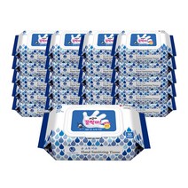 ABY 세균아 꼼짝마 손소독 물티슈 캡형 50매 X 20팩