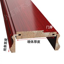 9mm문선 방문틀 단단한 나무 문 덮개 가장자리 문틀 창 입 베이 미닫이 프레임 닫는 선 페인트, 04/일반 크기 도어 커버(커스텀) 페인트