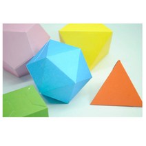 해피페이퍼 정다면체 종이모형 종이접기 입체모형