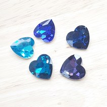 18mm하트 팬시스톤 (10개), 인디콜라이트