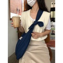 ppocketto denim ribbon bag 뽀겟또 데님 리본백