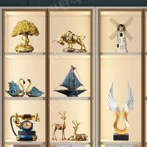 인테리어소품 소품장식 집 북유럽 장식품 사무실 홈 거실, 브라운 세발자전거 와인 랙