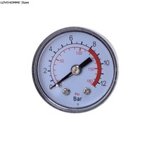 압력 게이지 에어 유압 수압 측정기 뜨거운 판매 공기 압축기 공압 유체 0-12bar0-180psi 도매, 하얀