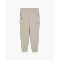 [르꼬끄]QO323TPT81 베이지 테니스 라이프 우븐 조거 팬츠