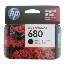 HP 정품 F6V27AA NO.680 검정 데스크젯 3635 3636 2135 2138 1118 1115 3638 잉크, F6V27AA NO.680(검정)