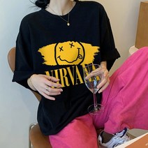 [자체제작] 너바나 프린팅 티셔츠