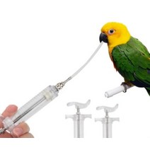 도매상가 소동물 먹이 주사기 햄스터 앵무새 조류용품 애완 반려 사료 영양제, 20mL