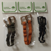 Hardy Road 카라비너 로프행어 데이지체인 캠핑고리 D형카라비너, Black, L