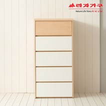 라자가구 위드 몰데 600 5단 서랍장, 아카시아그레이