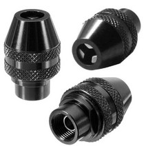 드러멜 드레멜 다용도조각기 Dremel 4486 로타리 공구 3000 4000 7700 8200 프로모션 용 3Pcs 멀티 퀵 체인지 키리스 척 범용 교체, Black, 1개