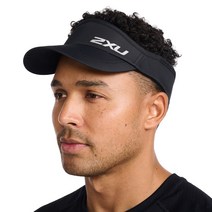 [2XU] 런 바이저 모자 (벨크로 타입) 2XU RUN VISOR, BLACK