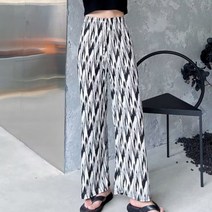 사수바리 여자여름 쿨바지 밴딩 와이드팬츠 통바지 쿨팬츠 찰랑찰랑 세상편한 바지