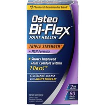 Osteo 오스테오 Bi-Flex 트리플 스트렝스 MSM 포뮬라코팅 정제 80정