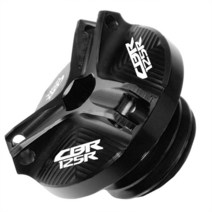 혼다 CBR125R 2020 오토바이 액세서리 엔진 오일 컵 플러그 커버, 03 Black