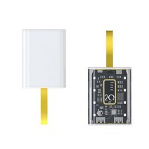 차박파워뱅크 차량용 배터리 인산철 대용량 미니 보조베터리 휴대용 20000mAh 충전기 빠른 외부 배터리 LED, 01 white_01 20000mah