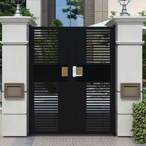 단독주택현관문 전원주택 알루미늄 대문 출입문 합금, 정사각형당 스타일 6, 1개
