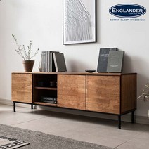 잉글랜더 비엔나 원목 거실장 1600, 내츄럴원목