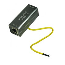 보호기 PoE + 기가비트 1000Mbs RJ45 잭 이더넷 서지 천둥 Lightnin Arrester Adapte, 한개옵션0