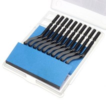 견고한 1세트 NOGA NB1100 용 Burr 핸들 BS1010 Blad 트리밍 10 블레이드 Neaten 디버링 헤드 커터 도구 고, [01] As Pictures, 01 As Pictures
