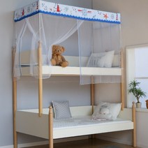 사각모기장 2층 침대 무설치 모기장 집들이선물 기숙사 여름 필수템 필수품, I.항해-위층 모기장+쫄대 + C.1.2mx1.9m