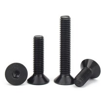 타이어나사 볼트 캡 호환M1.6 M2 M2.5 M3 M4 M5 M6 M8 M10 육각 홀 붙이 평평한 머리 나사 탄소강 볼트 기, 05 M4 (20pcs)_15 40mm